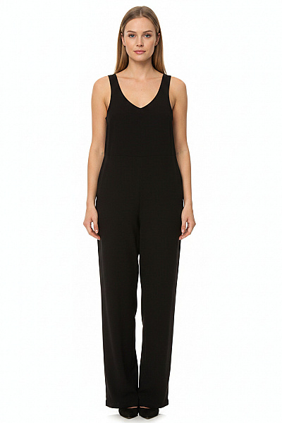 Topshop Dámské černé Overaly Bez Rukávů Vel. 40