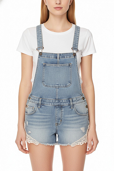 REVIEW Dámské Džínové Kraťasy S Laclem A Krajkou Velikost S