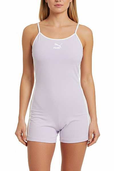 Puma Dámský Fialový Overal Bez Rukávů Velikost M