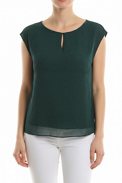 Esprit Dámská Halenka Bez Rukávů Se Zdobením Velikost 36