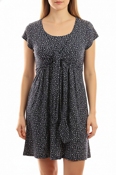 Jojo Maman Bebe Dámské šaty Krátké Modré S Potiskem Volnočasové Velikost M