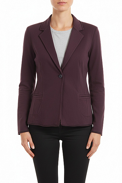 LERROS Dámské Sako Bavlněné Hnědé Elegantní Na Běžné Nošení Vel. S