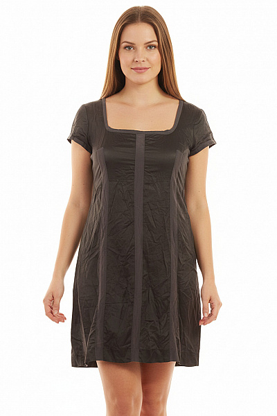 NOA NOA šaty Krátký Rukáv Volnočasové Elegantní šedé Velikost XL