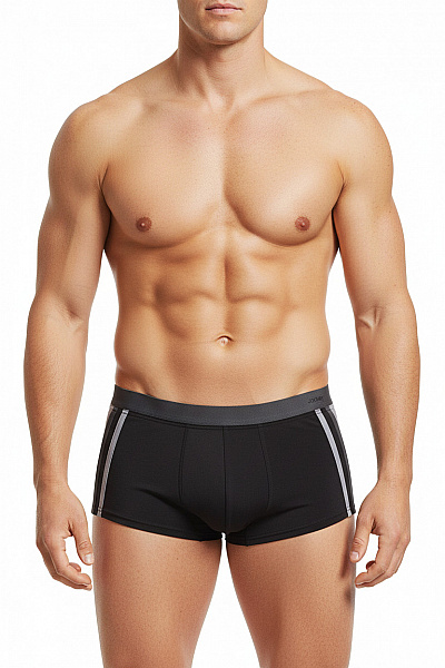 JOCKEY Pánské Boxerky černé Sportovní Vel. XL