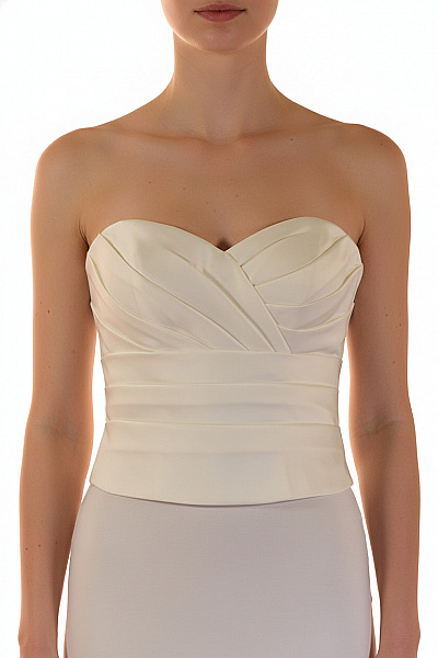 Korzet Saténový Korzetový Top Velikost 6