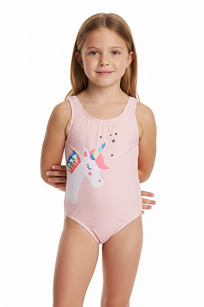 Sanetta Dívčí Plavky Růžové Jednorožec Vel. 104 Cm