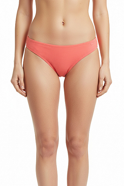 PROTEST Dámské Pruhované žebrované Plavkové Kalhotky červené Vel. 40