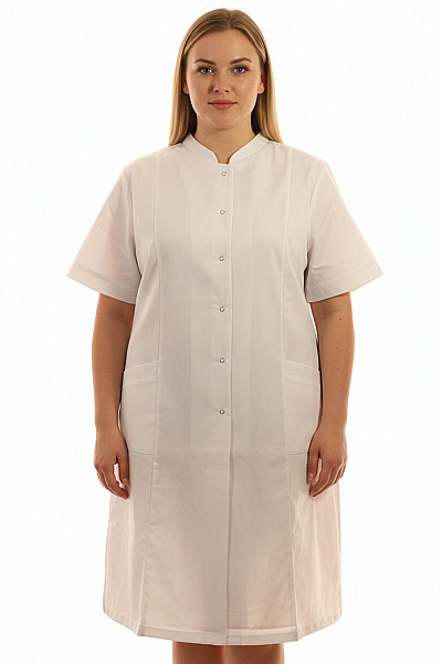 Dámský Bílý župan Krátký Velikost 54