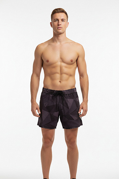 BRUNOTTI Pánské Funkční Prádlo šortky Geometrické šedé Vel. M