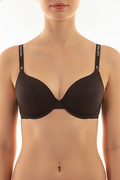 Calvin Klein Dámská Bavlněná Hladká Push Up Podprsenka Velikost EU 75D