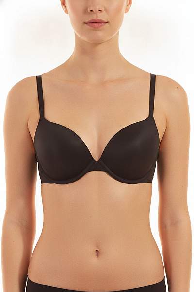 Calvin Klein Dámská Hladká Push Up Podprsenka S úzkými Ramínky Vel. EU 75C