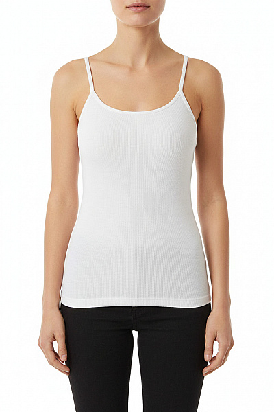 TRIUMPH Dámské Bílé Tílko Bez Rukávů Basic Vel. XS