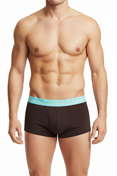 Calvin Klein Pánské Bavlněné Boxerky Hnědé Velikost M