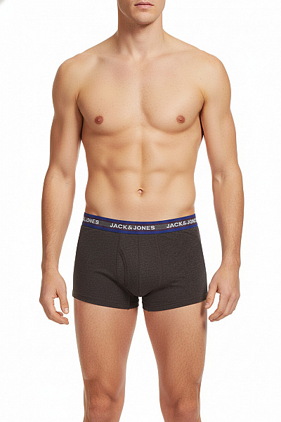 JACK & JONES Pánské Boxerky šedé Vel. XS