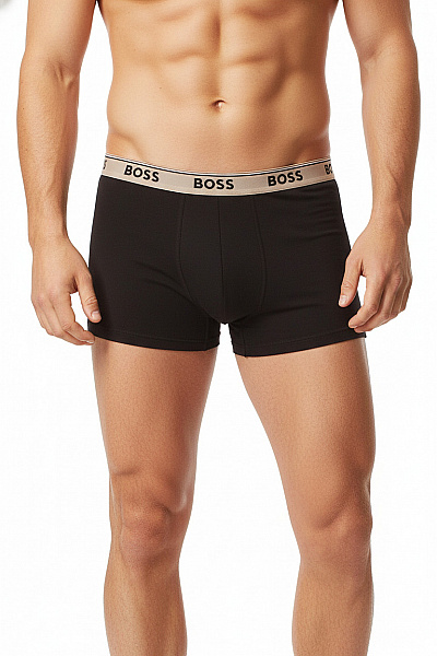 Hugo Boss Boxerky Pánské černé Bavlněné Velikost Xl