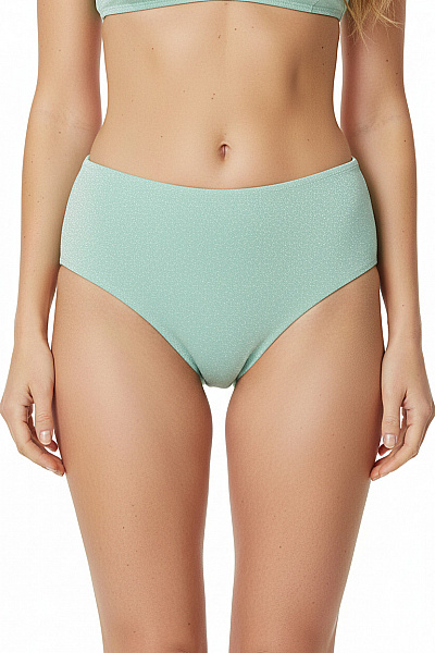 Dámské Plavkové Kalhotky S Vysokým Pasem Třpytivé