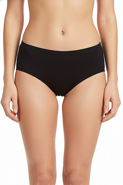 Sanetta Dámské Kalhotky černé Bavlněné Klasické