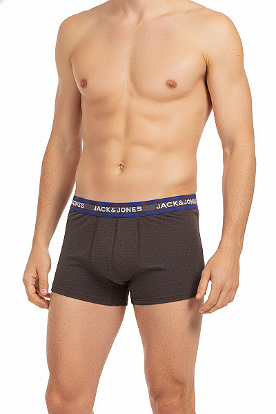 JACK & JONES Pánské Boxerky šedé