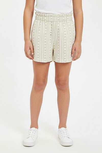 Next Dívčí Bavlněné Kraťasy S Proužky A Květy Léto Velikost 86