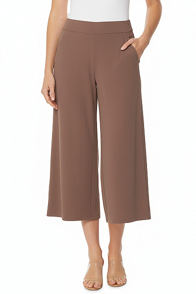 Judith Williams Dámské Hnědé Volnočasové Kalhoty S Kapsami Volné Vel. L