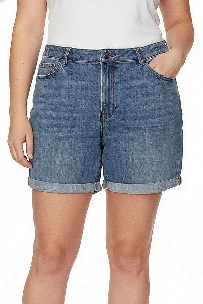 Noisy May Dámské Džínové Kraťasy Volnočasové S Kapsami Modré Vel. XL