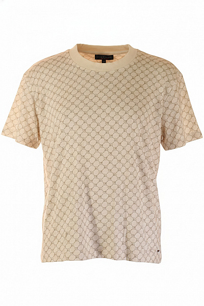 JOOP! Pánské Tričko S Krátkým Rukávem A Potiskem Béžové Vel. XXL