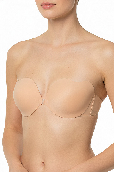 Magic Bride Samolepicí Podprsenka Hladká Bez Ramínek Béžová Vel. A