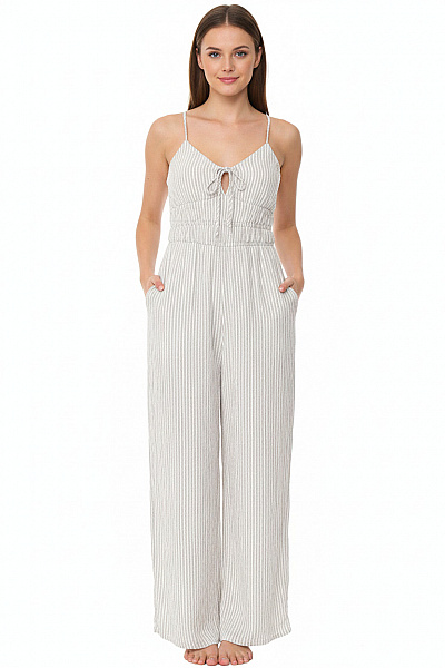 Hollister Dámský Pruhovaný Overal Bez Rukávů šněrovací Léto Viskózové Velikost XS