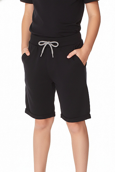 Name It Dětské Chlapecké Kraťasy černé Bavlněné Vel. 128