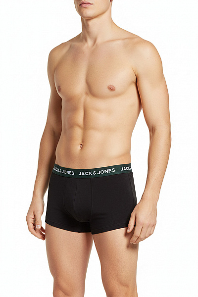 JACK & JONES Boxerky černé Vel. M