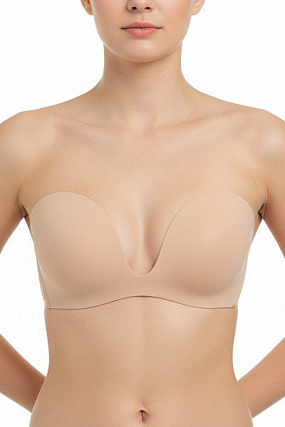 Magic Body Fashion Podprsenka Samolepicí S Hlubokým Výstřihem Hladká Vel. A