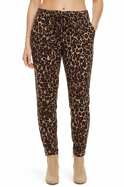 VERO MODA Dámské Kalhoty S Potiskem Zvířecí Velikost L