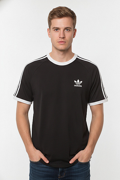 ADIDAS Pánské Tričko S Krátkým Rukávem A Pruhy Basic Vel. L