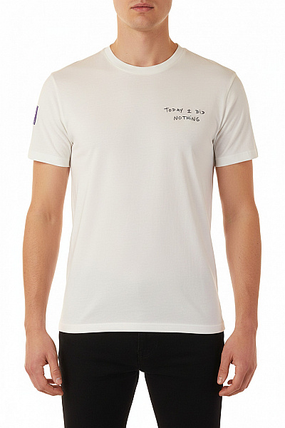 TODAY Bavlněné Tričko S Krátkým Rukávem A Potiskem Vel. XS