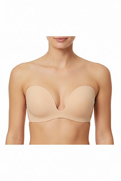 Magic Body Fashion Podprsenka Hladká Samolepicí S Hlubokým Výstřihem Vel. E