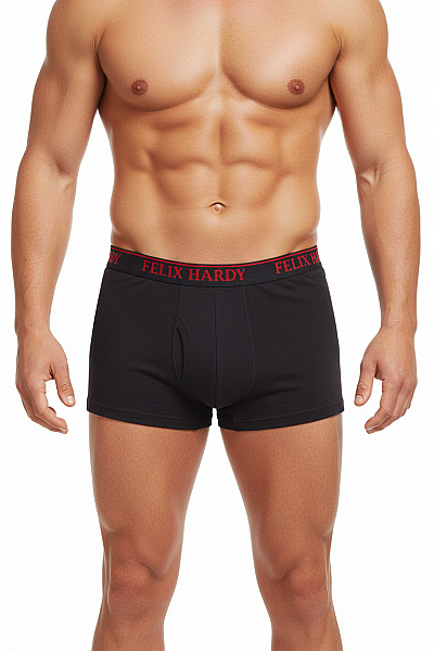 FELIX HARDY Pánské Bavlněné Boxerky Tmavě Modré Velikost M