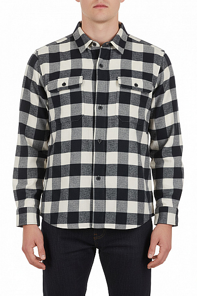 Pánské Kostkované Bavlněné Košile S Dlouhým Rukávem Ležérní Vel. XL