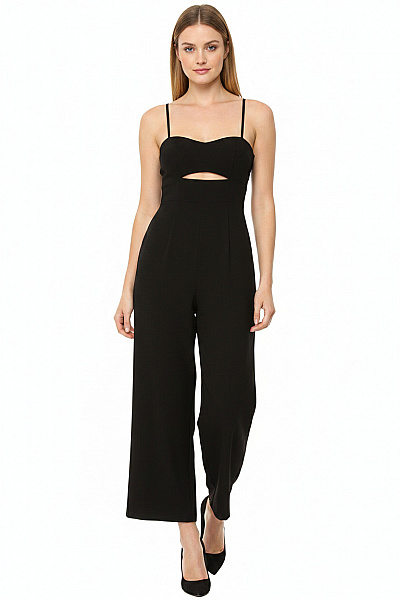 černé Dámské Overaly Bez Rukávů Elegantní Společenské Velikost 38