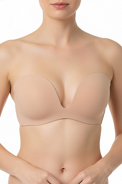 Podprsenka Hladká Samolepicí S Hlubokým Výstřihem