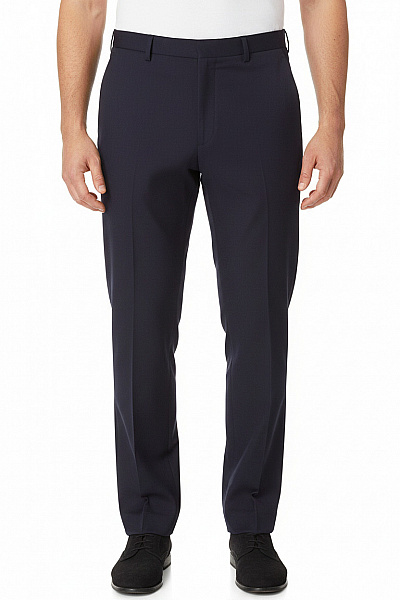 JACK & JONES Pánské Elegantní Modré Polyesterové Kalhoty Rovné Velikost L