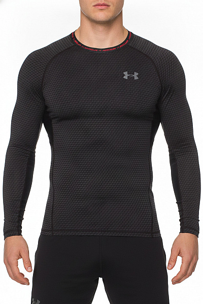 UNDER ARMOUR Pánské Tričko S Dlouhým Rukávem Fitness Kompresní Velikost M
