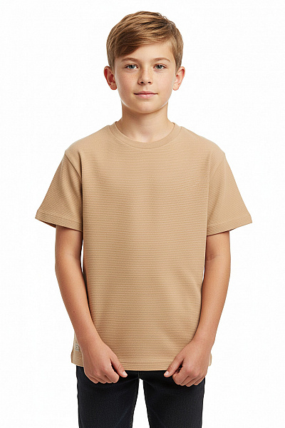 Next Dětské Bavlněné Tričko Béžové