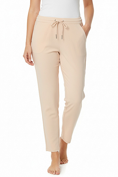 VERO MODA Dámské Kalhoty Volnočasové Růžové S Kapsami Velikost L