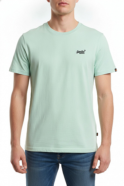 SUPERDRY Pánské Tričko S Krátkým Rukávem Jednobarevné Basic Vel. L