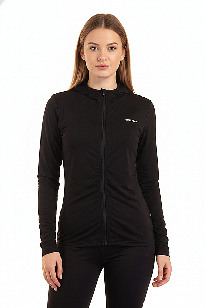 ONLY Dámská Mikina S Kapucí Na Zip Jednobarevná Sportovní Velikost S