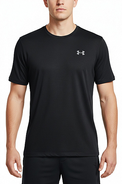 UNDER ARMOUR Pánské Tričko S Krátkým Rukávem Fitness černé Vel. L