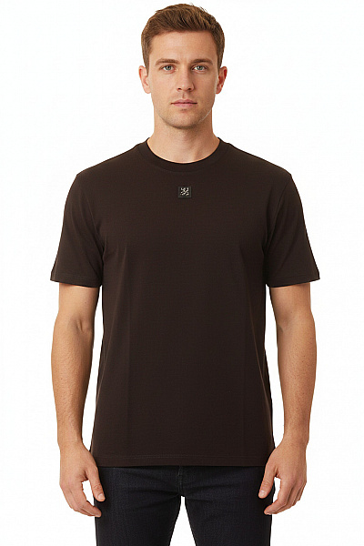 Hugo Boss Pánské Bavlněné Tričko S Krátkým Rukávem Jednobarevné Basic Velikost L