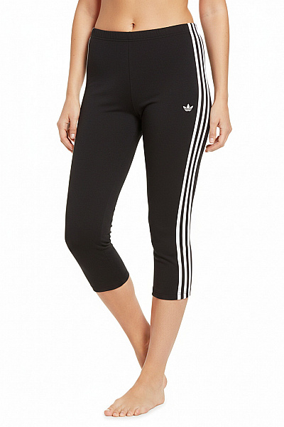 ADIDAS Dámské černé Legíny S Lampasem Na Cvičení Velikost 2xl