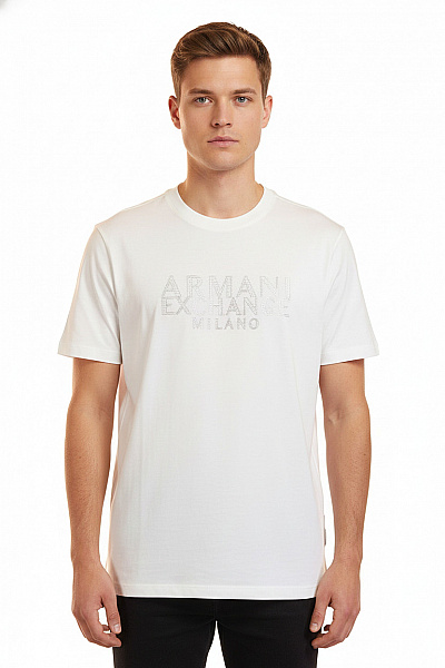 ARMANI Tričko S Krátkým Rukávem A Potiskem Velikost XL