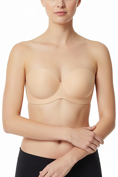 Dámská Podprsenka Hladká Samolepicí Bez Ramínek